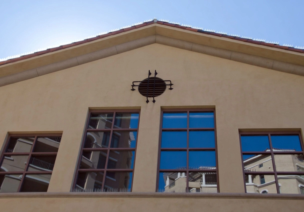 Privacy window film installation in a Mesa AZ home